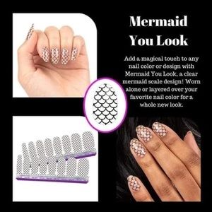 Color Street- Mermaid You Look Overlay  - 100% Real Nail Polish Strips